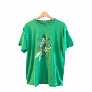 Threadless Green Graphic Tee